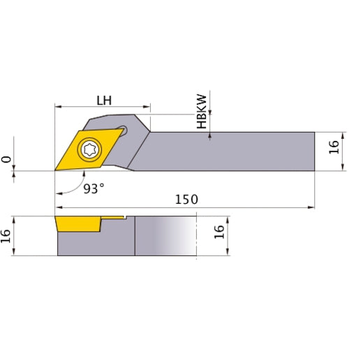 SDJCL1616M11-SM TURNING HOLDER