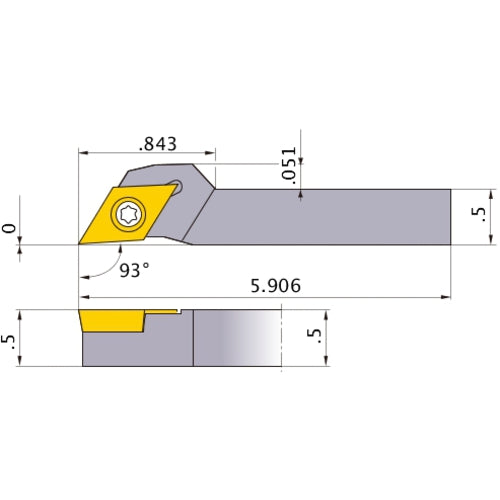 SDJCR-083SM TURNING HOLDER