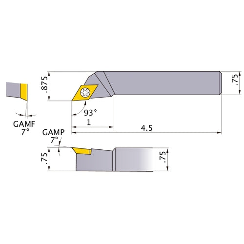 SDJEL-124 TURNING HOLDER