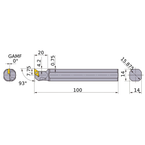 SH16H-FSDUCL07 BORING BAR