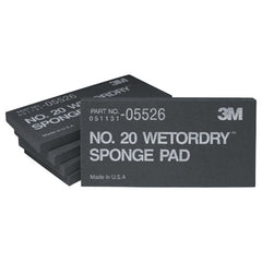 3M Wetordry Sponge Pad 20 05526 5 1/2 × 2-3/4″ × 3/8″ - Americas Industrial Supply