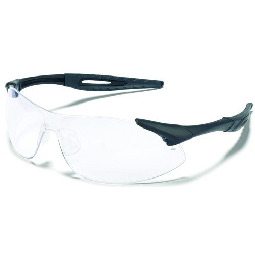 Safety Glasses - Clear Anti-Fog Lens - Black Frame - IA1 Style - Americas Industrial Supply