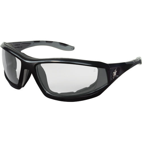 RP2 Black Frame w/Temples Clear Anti-Fog Lens - Safety Glasses - Americas Industrial Supply