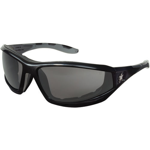 RP2 Black Frame w/Temples Gray Anti-Fog Lens - Safety Glasses - Americas Industrial Supply