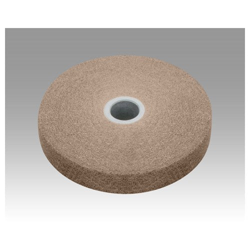 Scotch-Brite EXL Unitized Wheel XL-UW 6A Medium 4″ × 1/4″ × 1/4″ - Americas Industrial Supply