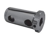 Type LB Tool Holder Bushings - Part #  TBLB-15-0750-B - (OD: 1-1/2") (ID: 3/4") (Head Thickness: 3/8") (Center Hole Distance: 1-1/4"   &   Shoulder to Center of First Hole: 1/2"   ) (Length Under Head: 3-1/8") - Americas Industrial Supply