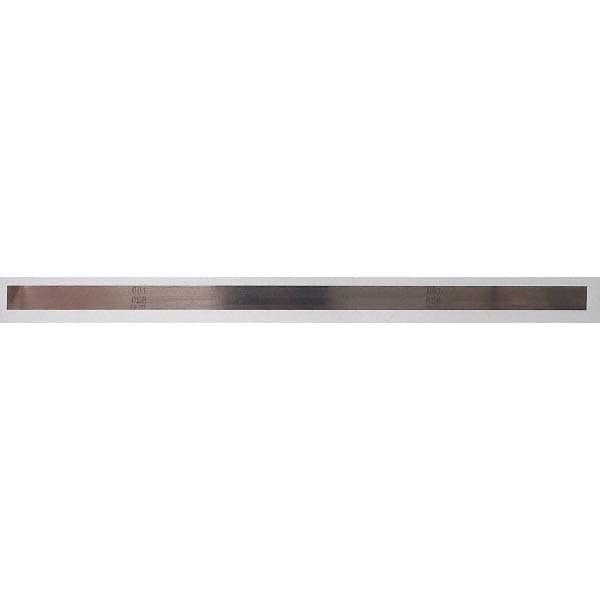 Feeler Stock Roll: 0.001" Thick, 1/2" Wide, 10' Long, Stainless Steel