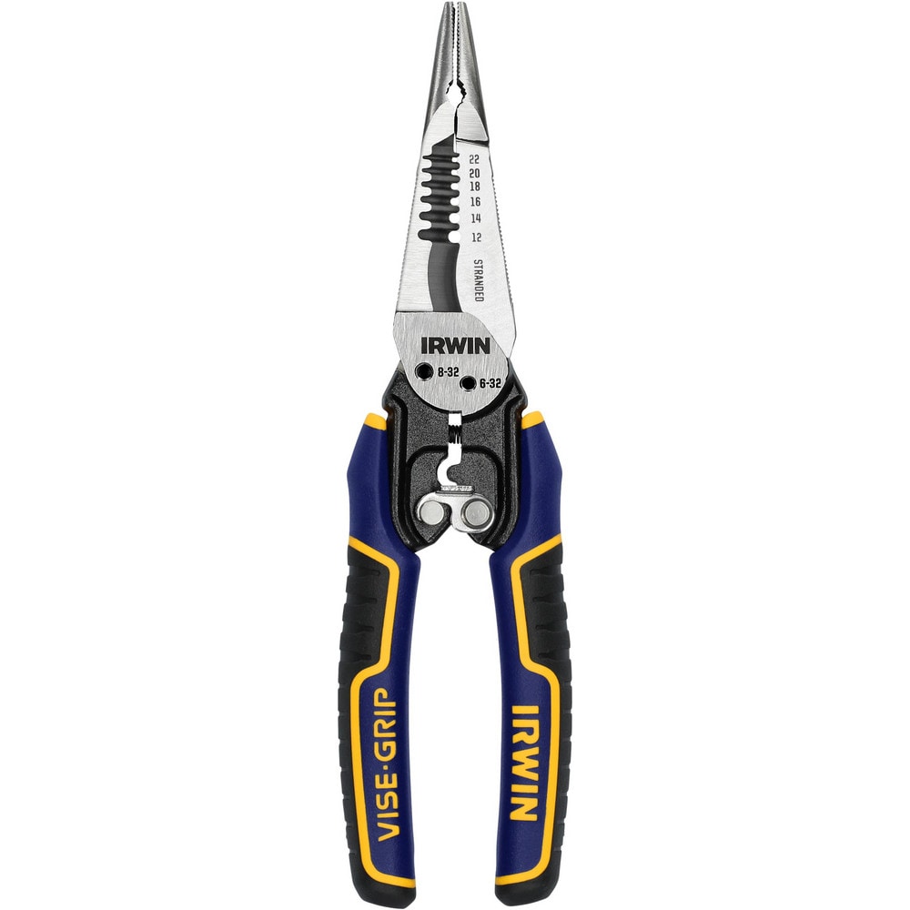 Wire & Cable Strippers; Maximum Capacity: 1; Type: Wire Stripper/Crimper/Cutter; Minimum Wire Gauge: 22; Insulated: No; Maximum Strip Length (Decimal Inch): 1.0000; Wire Type: AWG; Body Material: Steel