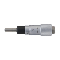 Mic Head, 0-13mm, 0.01mm, Spherical Face, Plain, 9.5mm, Fine Spindle Feed