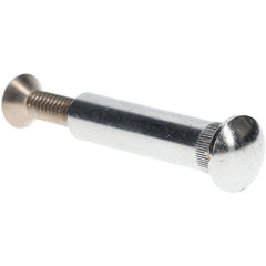 5/16-18 Thread Screw & Barrel, Flat Head, Phillips Drive, Brass Tamper Resistant Security Sex Bolt & Binding Post