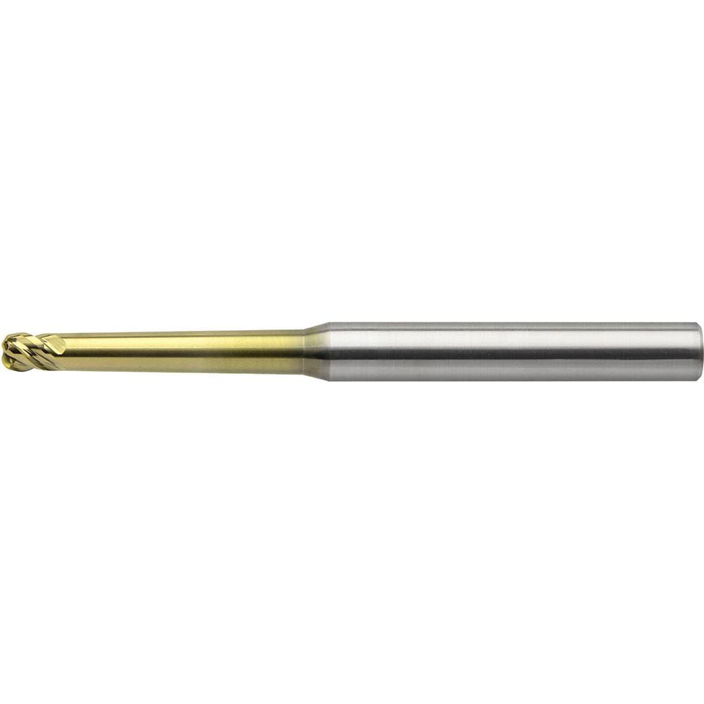 Corner Radius End Mill: 2.00 mm Dia, 2.0000 mm LOC, Centercutting Series HTNRS