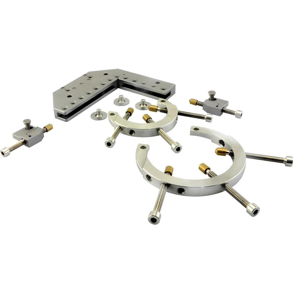 WEDM Vises; Compatible Workpiece Shape: Rectangle, Round, Cylindrical, Square; Maximum Clamping Width (mm): 80.00; Maximum Workpiece Weight (kg): 10.00; Tightening Torque (Nm): 10.00; Material: Stainless Steel; Series: RHS