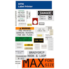 Label Maker & Tape Accessories; For Use With: Safety Identification, Facility Identification; Color: Blue