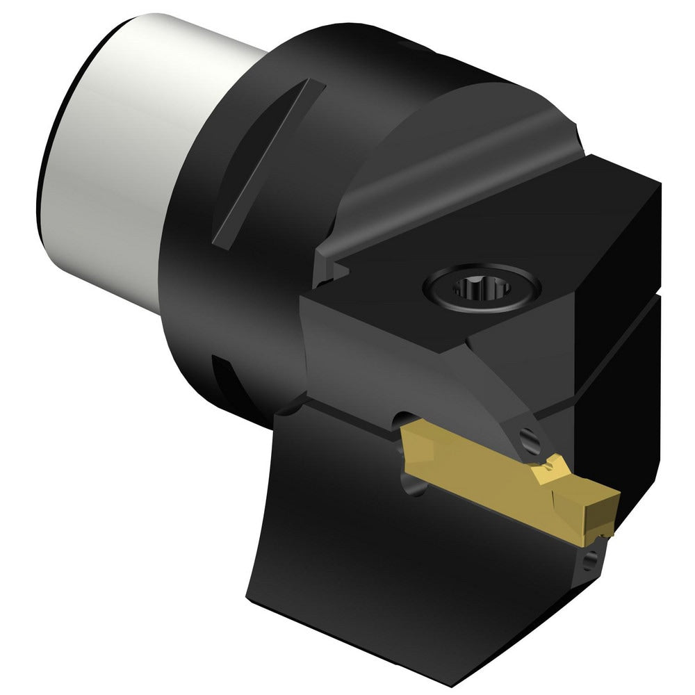 Modular Grooving Cutting Unit Heads; System Size: C4; Maximum Depth of Cut (Decimal Inch): 0.7087; Maximum Depth of Cut (mm): 18.00; Minimum Groove Width (Decimal Inch): 1.0630; Minimum Groove Width (mm): 27.00; Maximum Groove Width (Decimal Inch): 1.0630