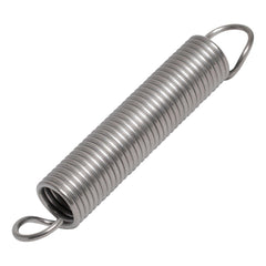 Extension Springs; End Type: Full Twist Loop; Outside Diameter (mm): 10.0000; Spring Rate: 0.2000; Material: Stainless Steel; Overall Length (Decimal Inch): 8.9400