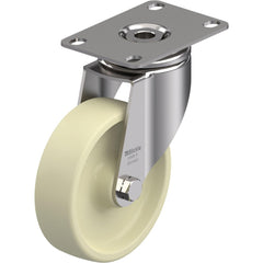 Top Plate Casters; Mount Type: Plate; Number of Wheels: 1.000; Wheel Diameter (Inch): 5; Wheel Material: Polyurethane; Wheel Width (Inch): 1-9/16; Wheel Color: Green