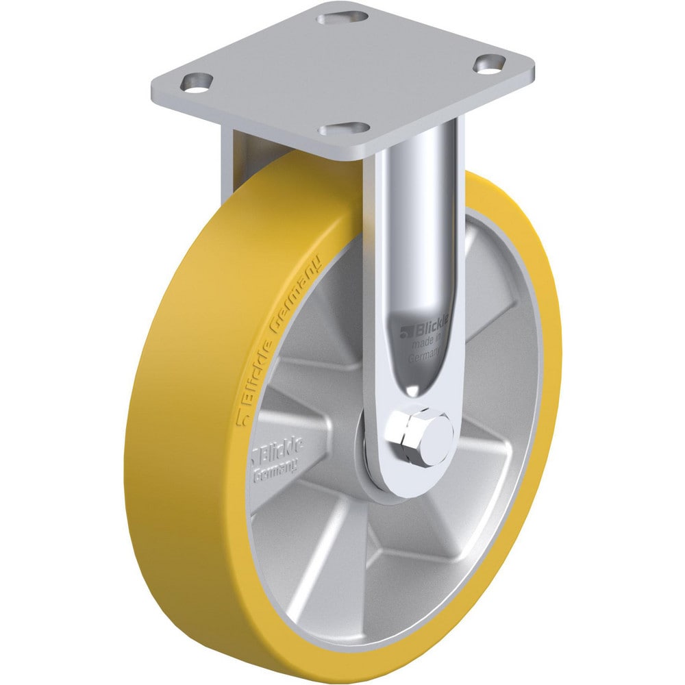 Top Plate Casters; Mount Type: Plate; Number of Wheels: 1.000; Wheel Diameter (Inch): 5; Wheel Material: Polyurethane; Wheel Width (Inch): 1-9/16; Wheel Color: Green