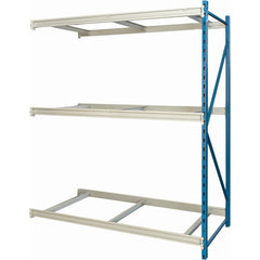 Storage Racks; Rack Type: Bulk Rack Add-On; Overall Width (Inch): 72; Overall Height (Inch): 87; Overall Depth (Inch): 24; Material: Steel; Color: Marine Blue, Light Gray; Finish: Powder Coated