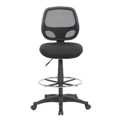 Swivel & Adjustable Stools; Base Type: Nylon; Type: Commercial Grade Mesh Stool; Seat Material: Fabric Upholstery; Foot Type: Caster; Weight Capacity: 275; Seat Color: Black; Seat Adjustment Type: Lever; Base Material: Nylon