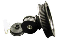 Timing Belt Pulleys; Pitch Diameter: 1.019 in, 1.019 mm; Face Width: 0.5 mm, 0.5 in