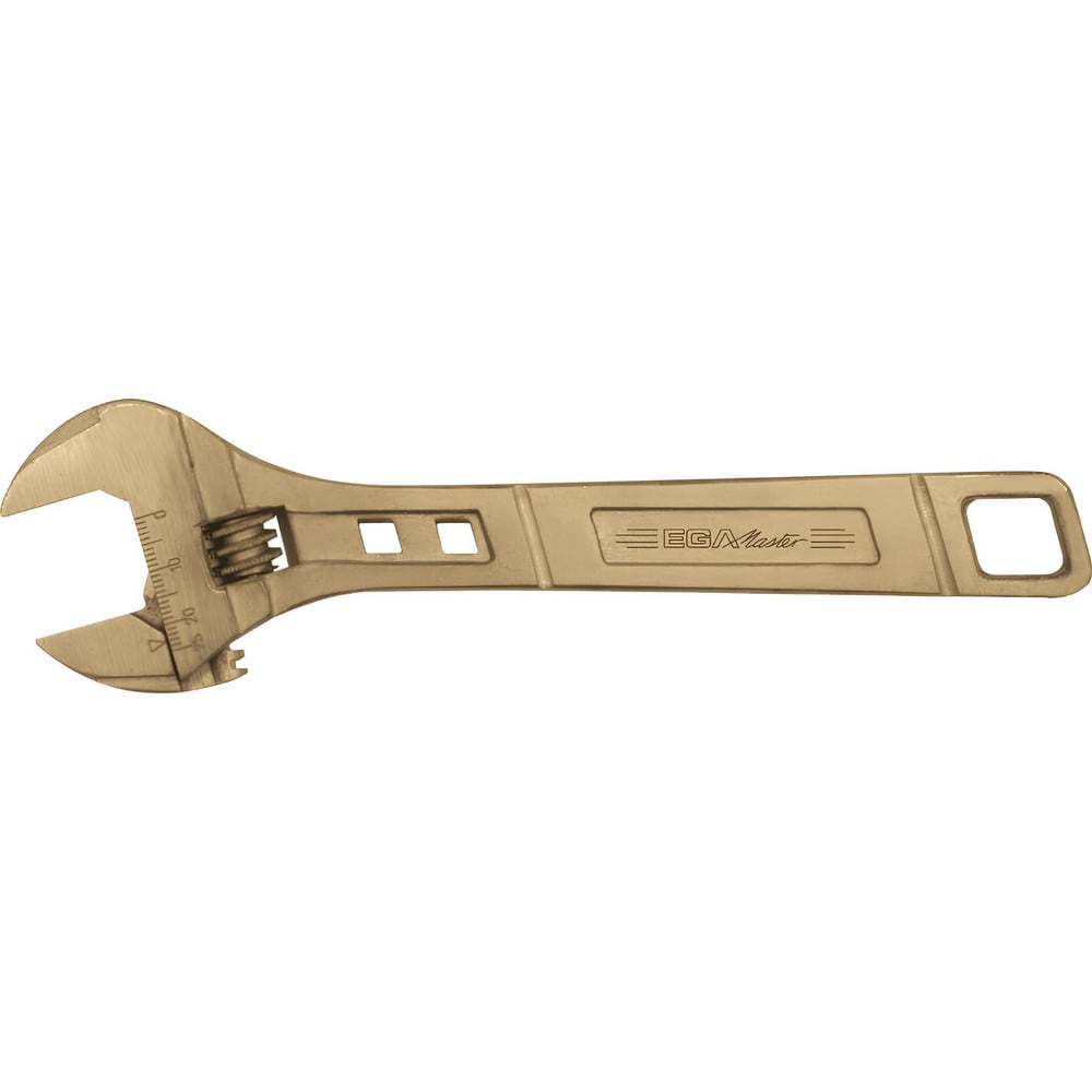 Adjustable Wrench: 18" OAL, 2-5/32" Jaw Capacity