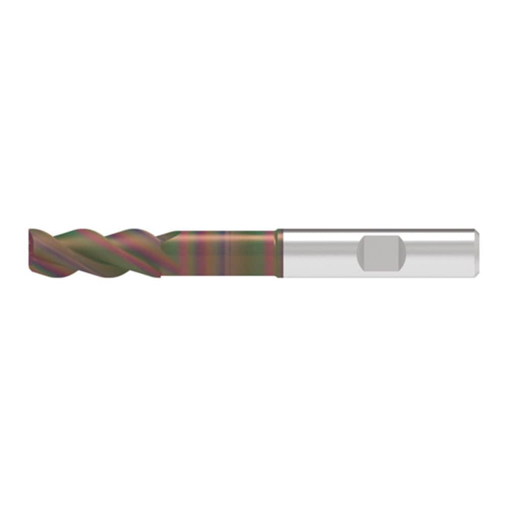 Corner Radius End Mill: 12.00 mm Dia, 31.00 mm LOC, 0.30 mm Radius, 3 Flute, Solid Carbide