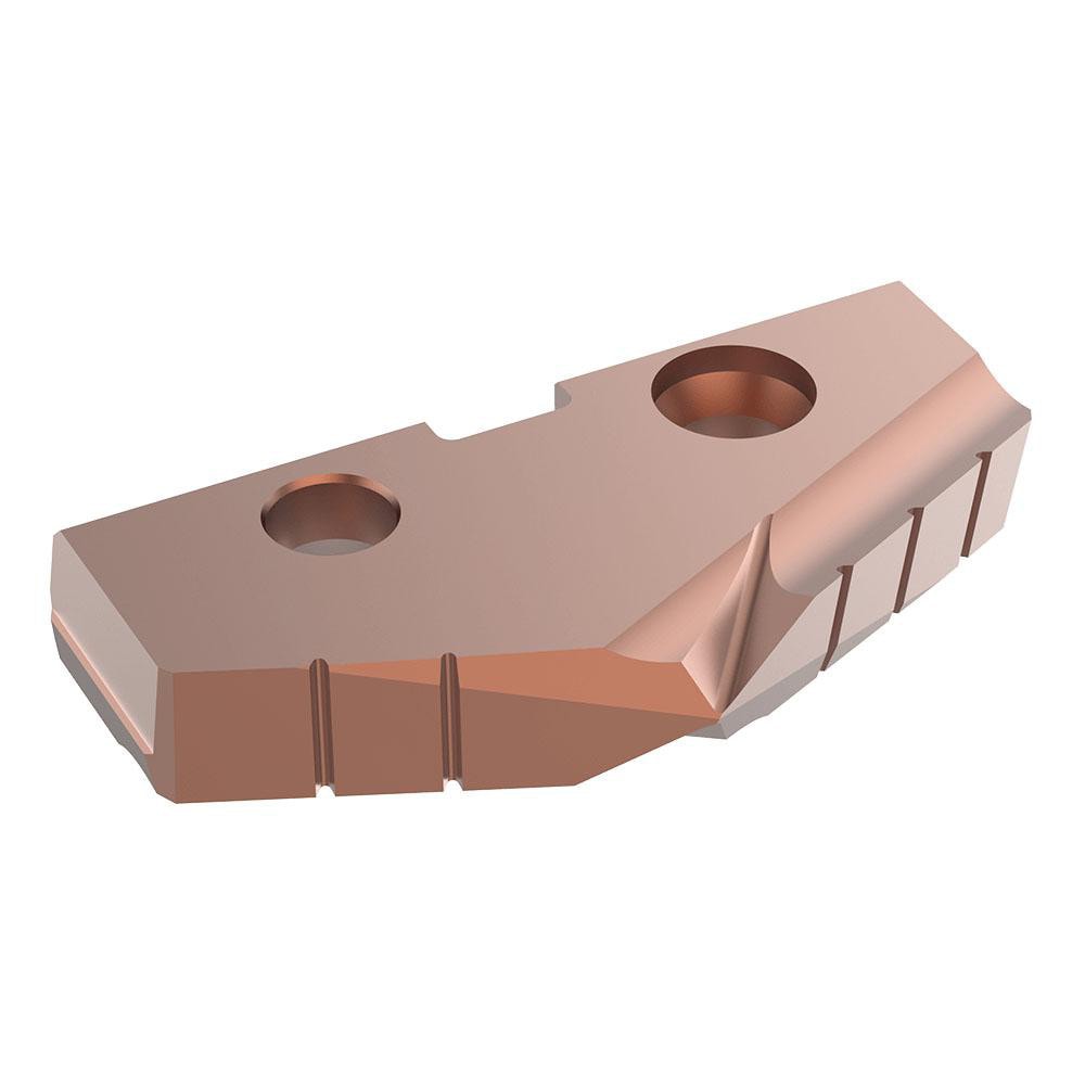 Spade Drill Insert: 40.00 mm Dia, Seat Size 3, Cobalt, 132 deg Point
