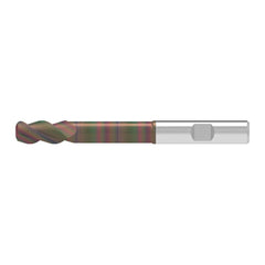 Corner Radius End Mill: 12.00 mm Dia, 31.00 mm LOC, 1.00 mm Radius, 3 Flute, Solid Carbide