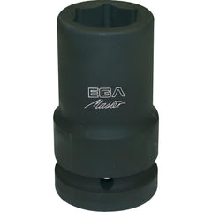 Impact Socket: 1" Drive, 1-5/8" Socket, Hex Drive