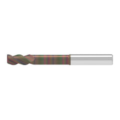 Corner Chamfer End Mill: 11.00 mm Dia, 31.00 mm LOC, 3 Flute, 0.20 mm Chamfer Width, Solid Carbide