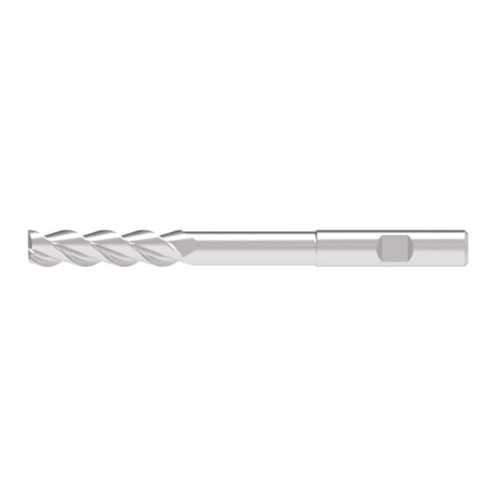 Corner Radius End Mill: 10.00 mm Dia, 41.00 mm LOC, 0.30 mm Radius, 3 Flute, Solid Carbide