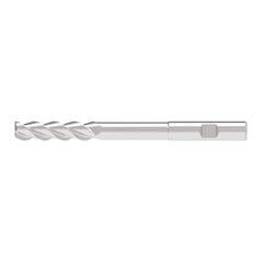 Corner Chamfer End Mill: 19.00 mm Dia, 82.00 mm LOC, 3 Flute, 0.20 mm Chamfer Width, Solid Carbide