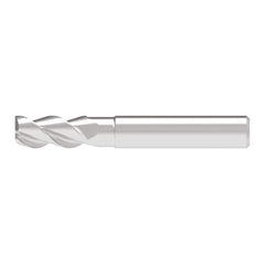 Corner Chamfer End Mill: 6.00 mm Dia, 13.00 mm LOC, 3 Flute, 0.20 mm Chamfer Width, Solid Carbide