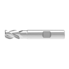 Corner Chamfer End Mill: 7.00 mm Dia, 11.00 mm LOC, 3 Flute, 0.12 mm Chamfer Width, Solid Carbide