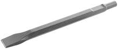 Hammer & Chipper Replacement Chisel: Asphalt Cutter, 5" Head Width, 15-1/2" OAL, 1-1/8" Shank Dia