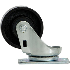 Caster Wheels; Wheel Diameter (Inch): 3; Mount Type: Plate; Bearing Type: Plain; Wheel Width (Inch): 1.7; Wheel Hardness: Hard