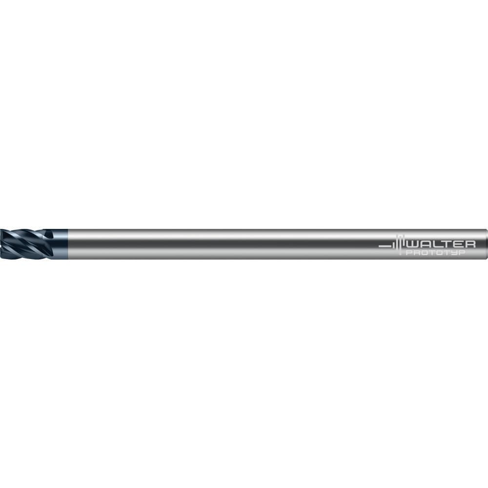 Square End Mill: 3/8" Dia, 1-1/4" LOC, 5 Flute, Solid Carbide