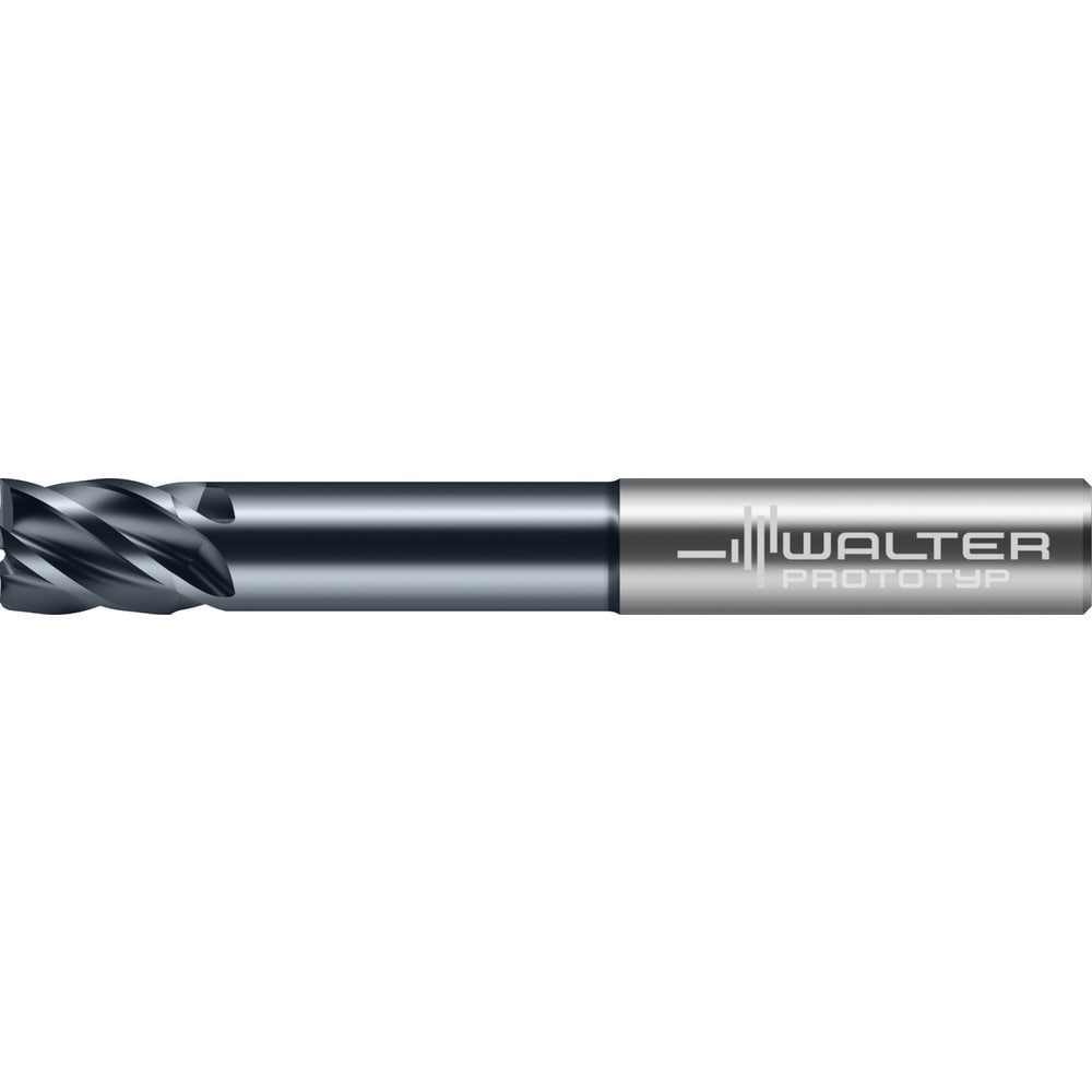 Square End Mill: 5/16" Dia, 2-1/8" LOC, 5 Flute, Solid Carbide
