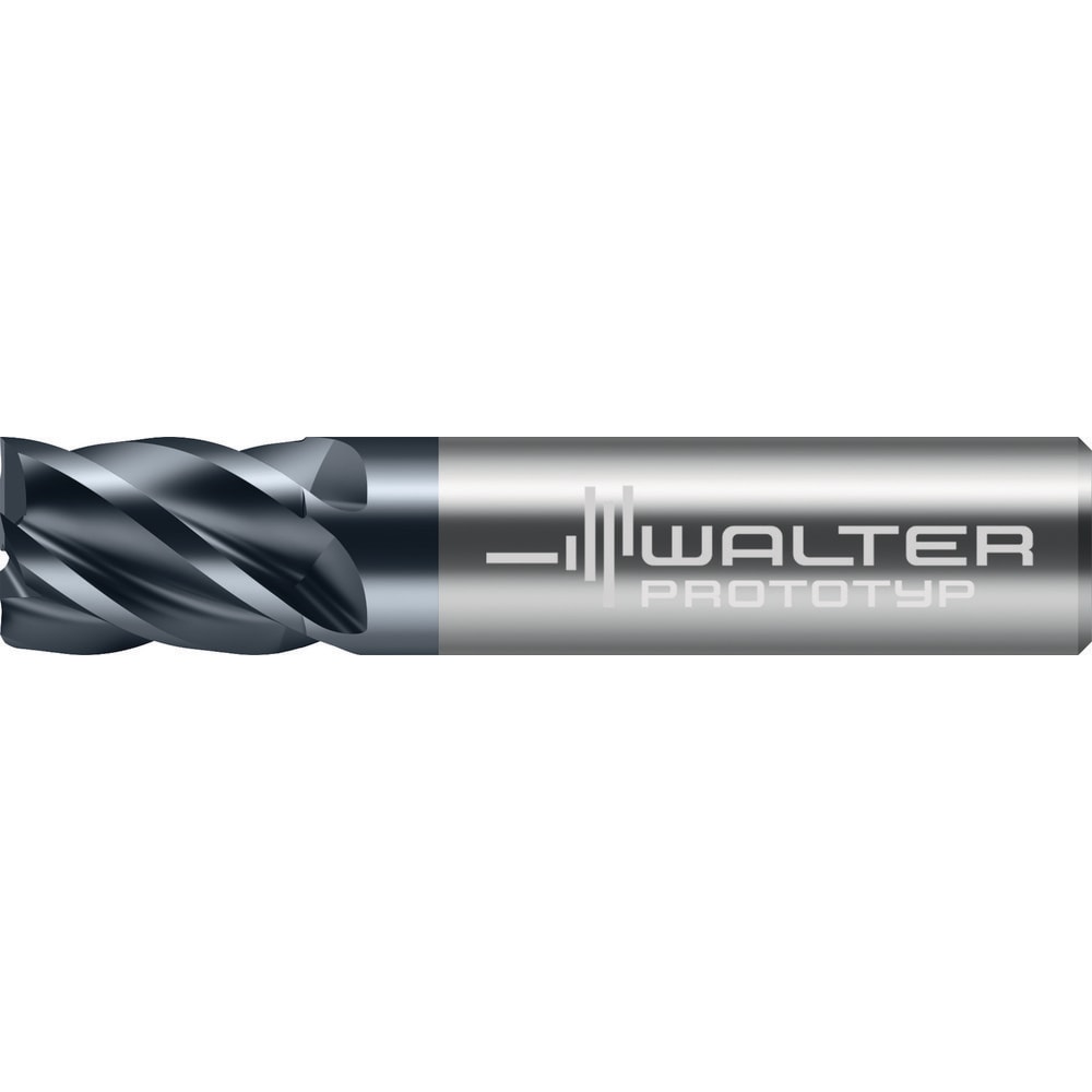 Square End Mill: 1/2" Dia, 5/8" LOC, 5 Flute, Solid Carbide