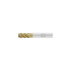 Corner Chamfer End Mill: 16.00 mm Dia, 32.00 mm LOC, 5 Flute, 0.20 mm Chamfer Width, Solid Carbide