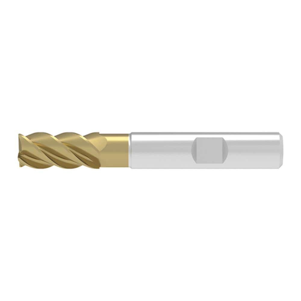 Corner Chamfer End Mill: 16.00 mm Dia, 32.00 mm LOC, 5 Flute, 0.20 mm Chamfer Width, Solid Carbide