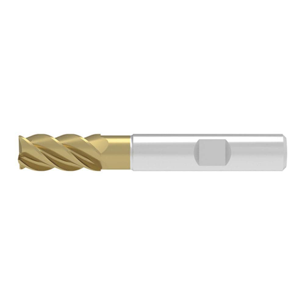 Corner Chamfer End Mill: 6.00 mm Dia, 13.00 mm LOC, 4 Flute, 0.12 mm Chamfer Width, Solid Carbide
