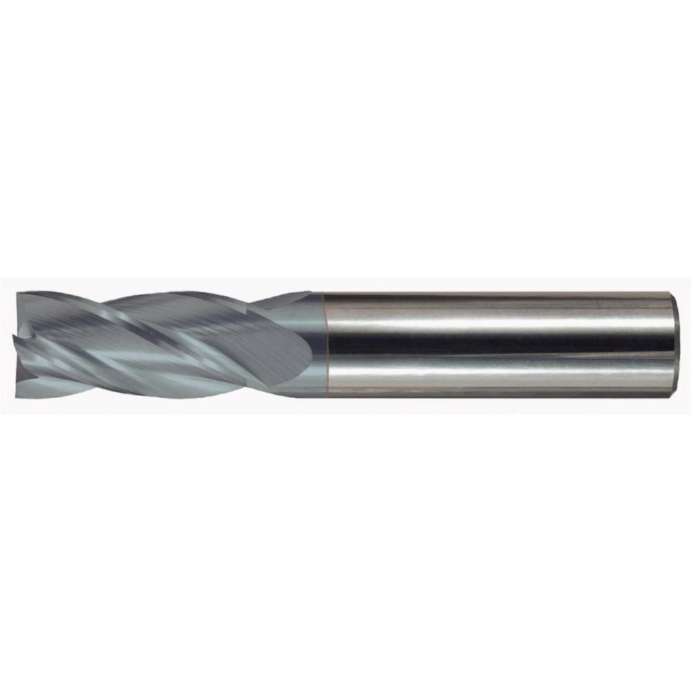Square End Mill: 5/64" Dia, 1/4" LOC, 4 Flute, Solid Carbide