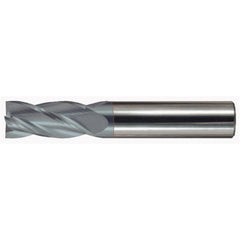 Square End Mill: 5/64" Dia, 1/4" LOC, 4 Flute, Solid Carbide