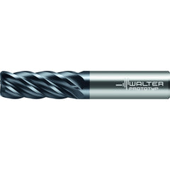 Corner Radius End Mill: 1/2" Dia, 5/8" LOC, 0.1200" Radius, 5 Flute, Solid Carbide