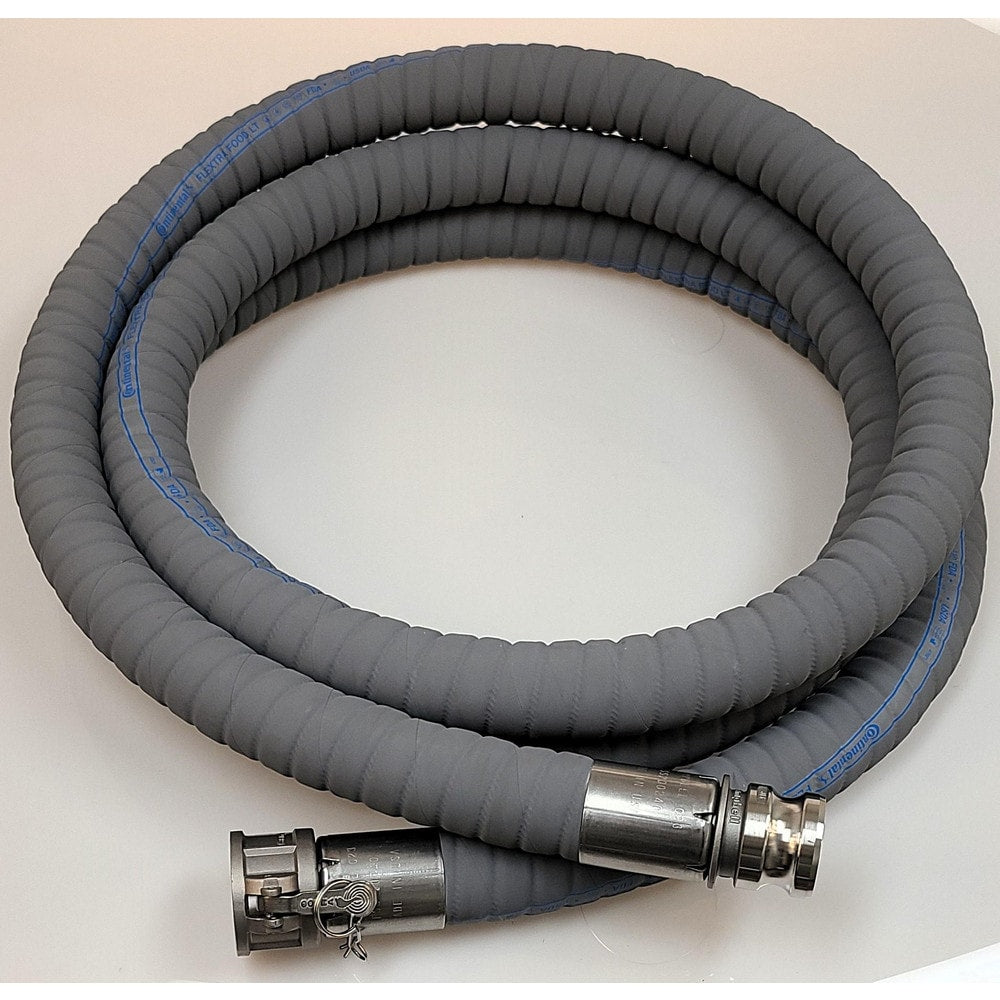 Food & Beverage Hose: 4" ID, 4.6" OD, 20' Long