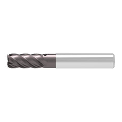 Corner Chamfer End Mill: 12.00 mm Dia, 28.00 mm LOC, 4 Flute, 0.25 mm Chamfer Width, Solid Carbide