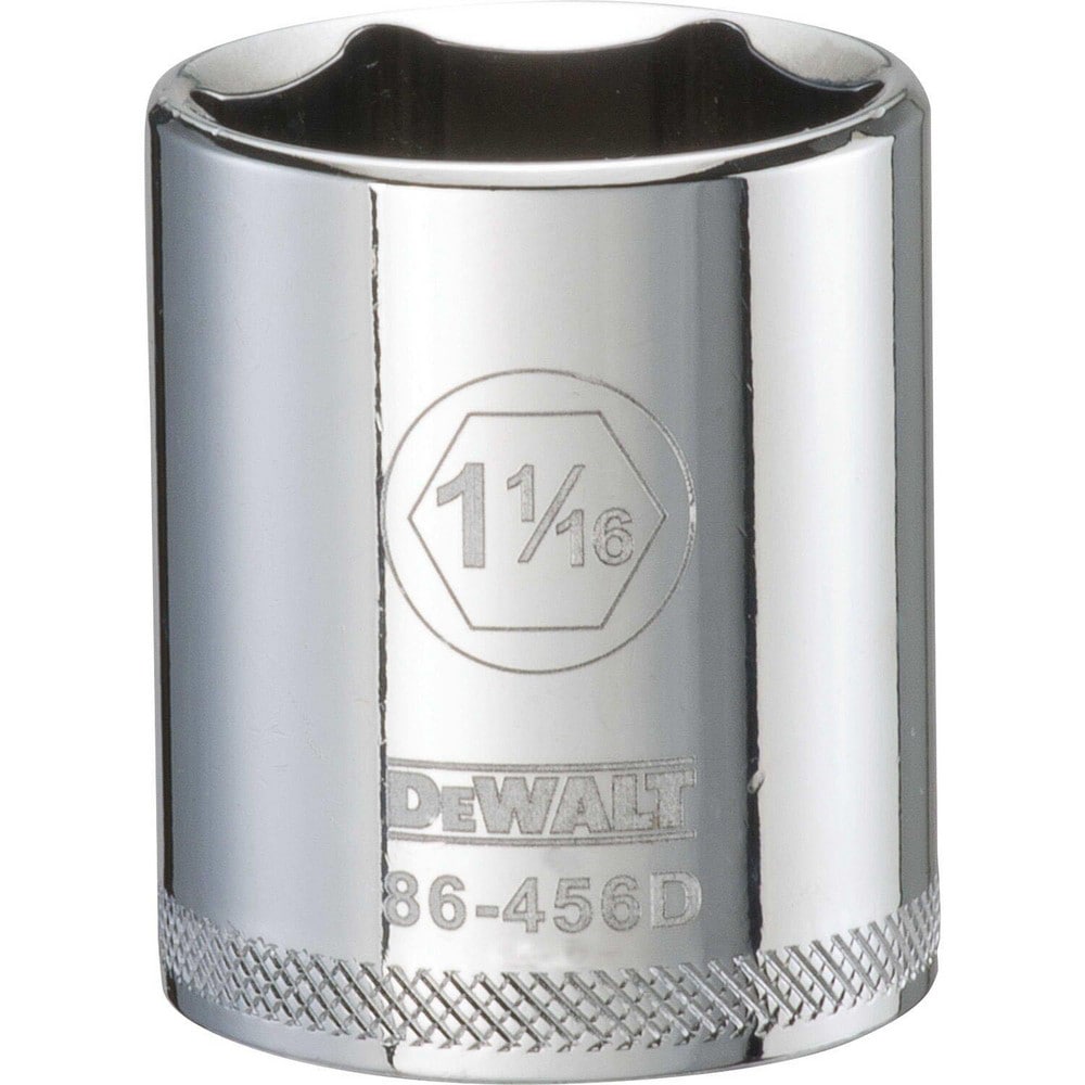 Standard  Hand Socket: 1/2" Drive, 1-1/16" Socket, 6-Point