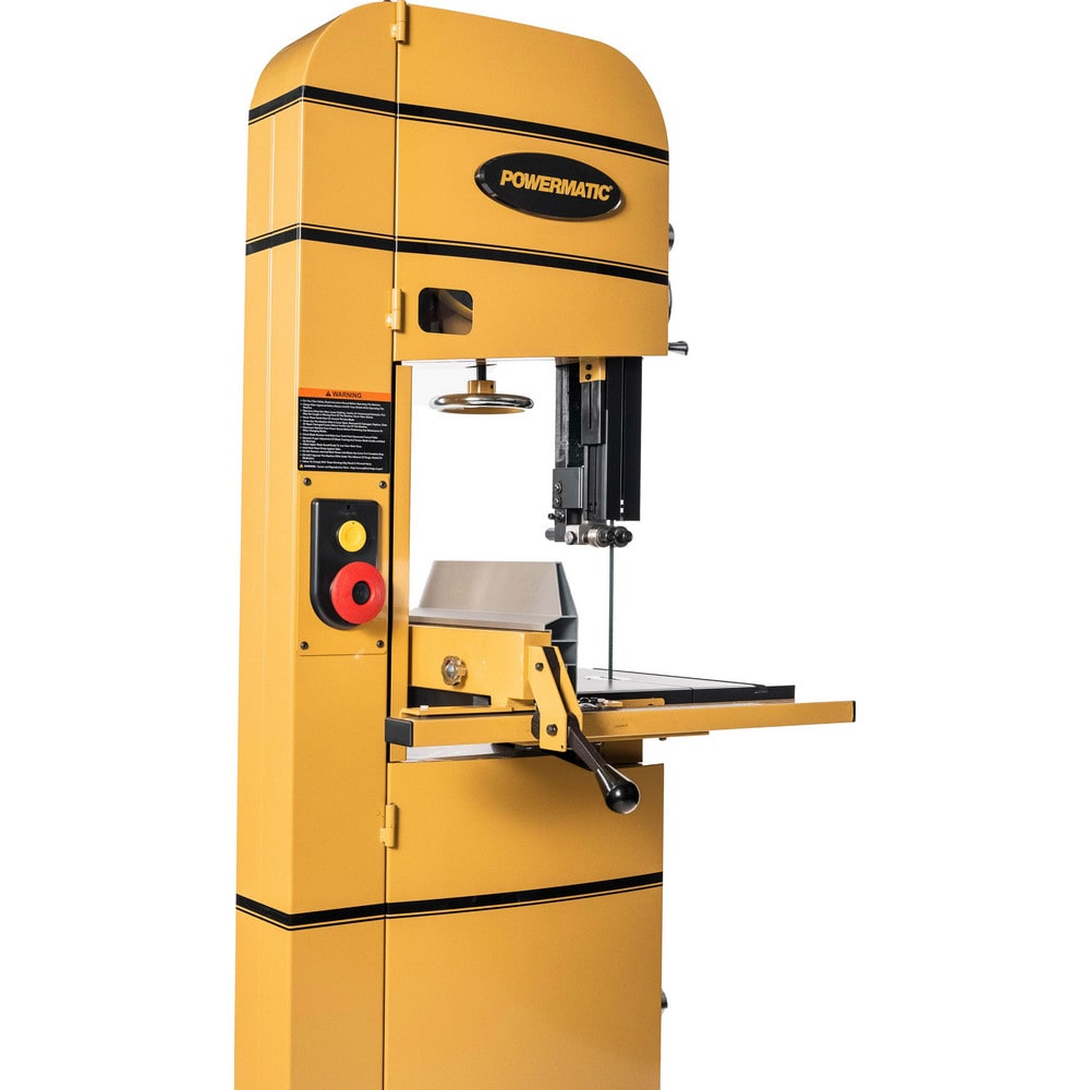 Vertical Bandsaws; Throat Depth (Inch): 20; Height Capacity (Inch): 18; Phase: Three; Horsepower: 5.0000; Minimum Blade Speed: 2300