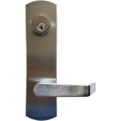 Trim; Trim Type: Storeroom Exit Device Trim with Escutcheon; For Use With: OED 1500 Exit Devices; Material: Stainless Steel; For Door Thickness: 1.75; Overall Length: 10.75; Overall Width: 3